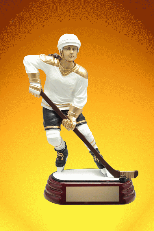 Hockey Trophy, Female – 6” - Click Image to Close