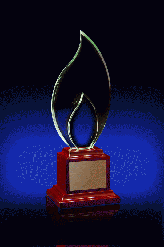 Double Flame Award – 12” - Click Image to Close