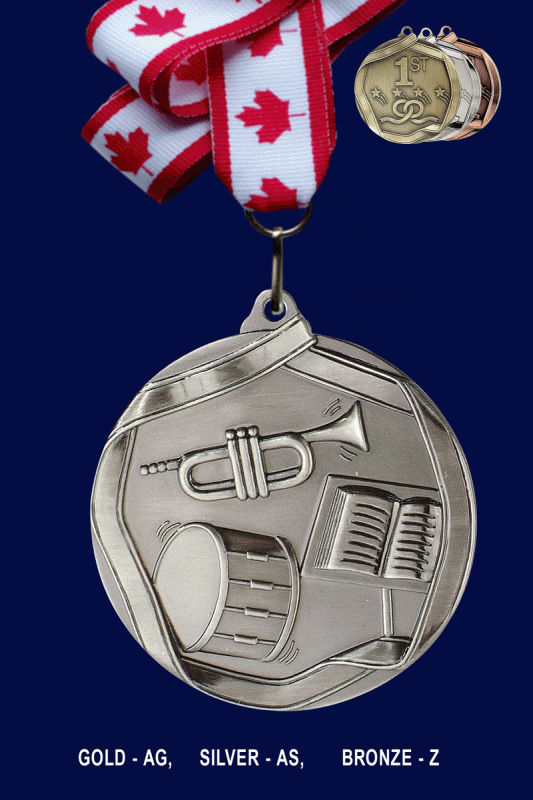 Band, Medal – 2.25” - Click Image to Close