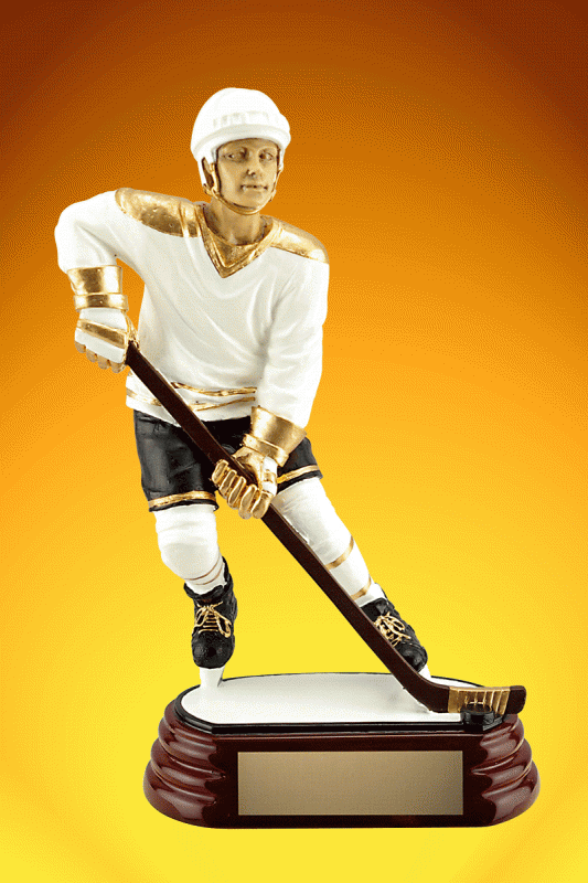 Hockey Trophy, Male – 6” - Click Image to Close