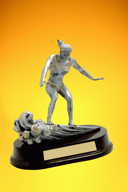 Surfer Trophy, Female – 7” - Click Image to Close