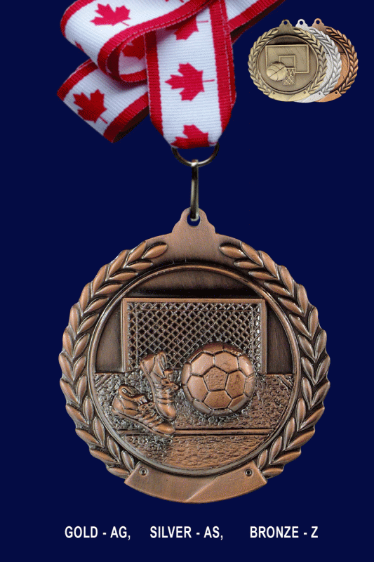 Soccer, Medal – 1.75” - Click Image to Close