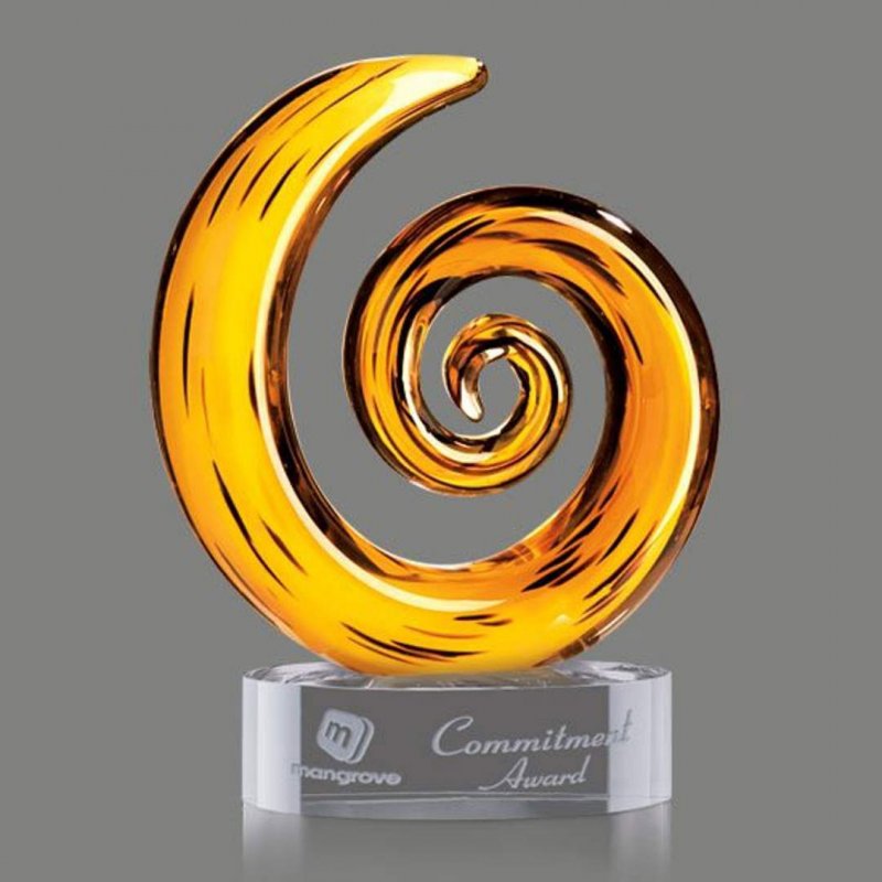 Bugatti Art Glass, Award – 6.5” x 8.5" - Click Image to Close