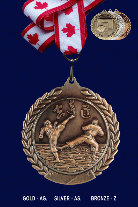 Karate, Medal – 1.75” - Click Image to Close