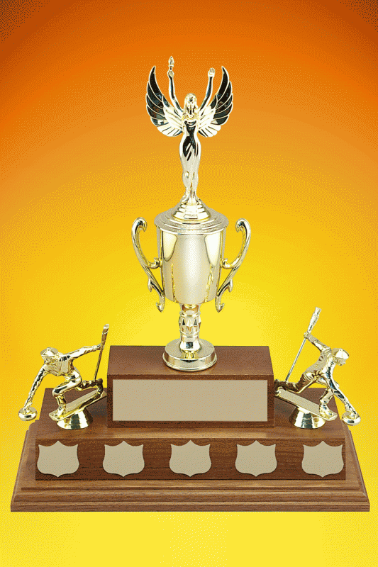 Winged Team Trophy – 15” - Click Image to Close