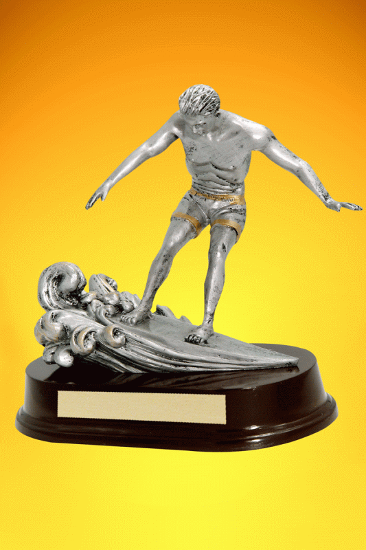 Surfer Trophy, Male – 7” - Click Image to Close