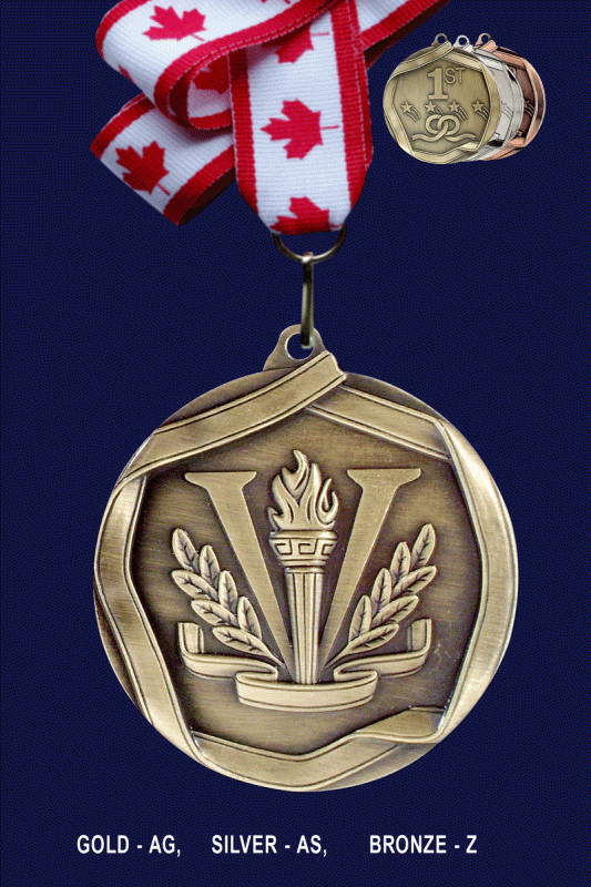 Victory, Medal – 2.25” - Click Image to Close