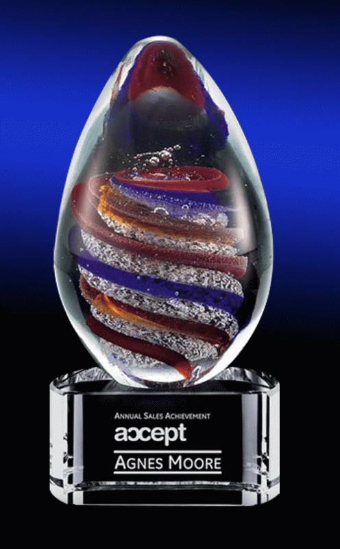 Zenith, Hand Blown Award – 5” - Click Image to Close