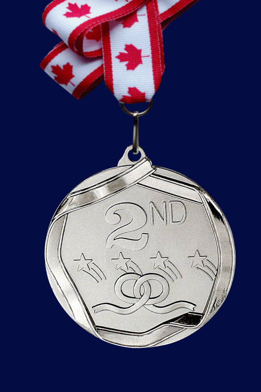 Second Place, Medal – 2.25” - Click Image to Close