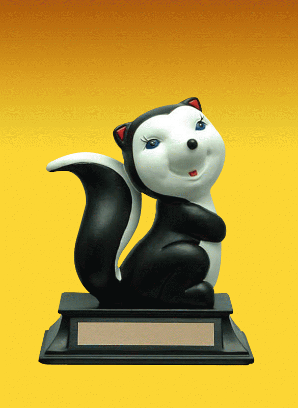 Skunk, Humorous Award – 4.5” - Click Image to Close