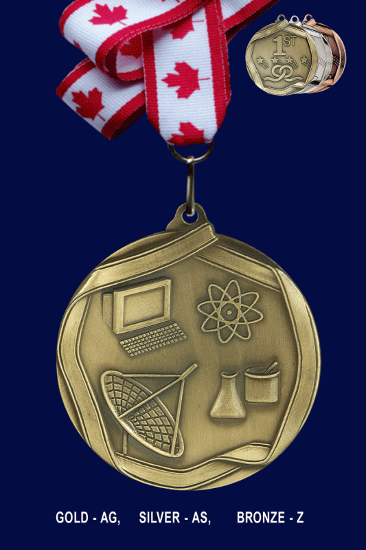 Science, Medal – 2.25” - Click Image to Close