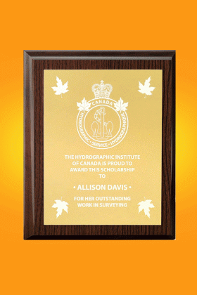 Executive Plaque – 8" x 10"