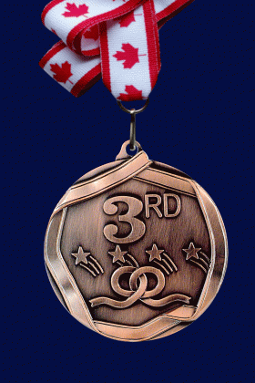 Third Place, Medal – 2.25”