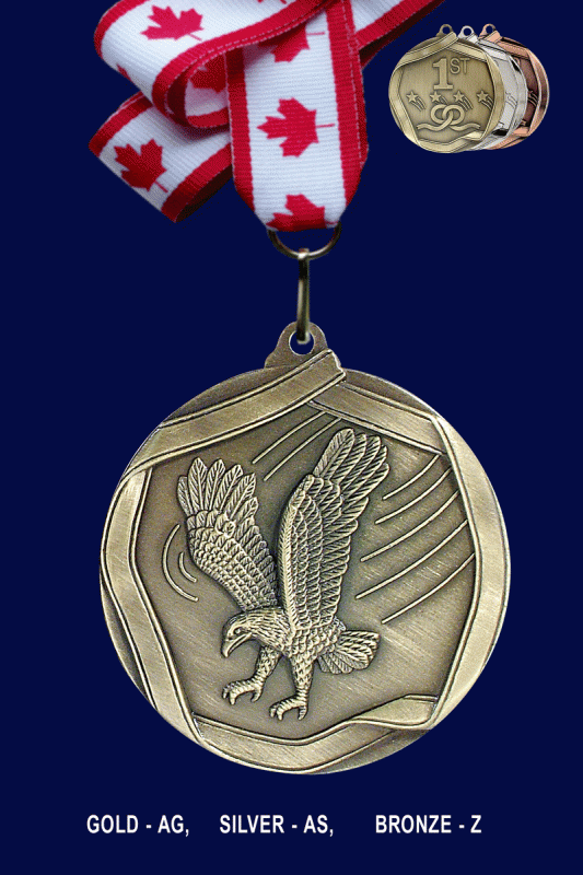 Eagle, Medal – 2.25” - Click Image to Close