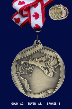 Karate, Medal – 2.25”