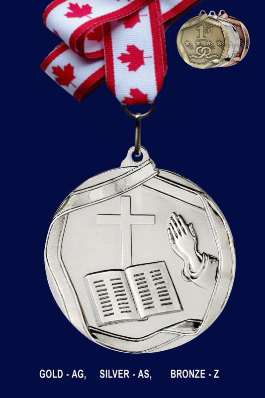 Religion, Medal – 2.25” - Click Image to Close