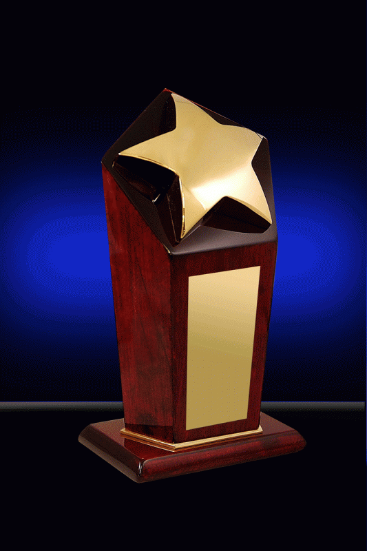 Star Award /Rosw. Block – 8.5” - Click Image to Close