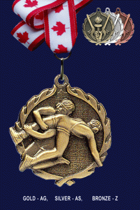 Wrestling, Medal – 1.75”