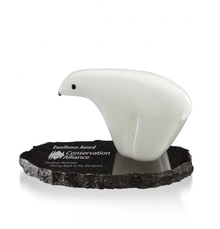 Polar Bear Award – 7" x 3.5” - Click Image to Close