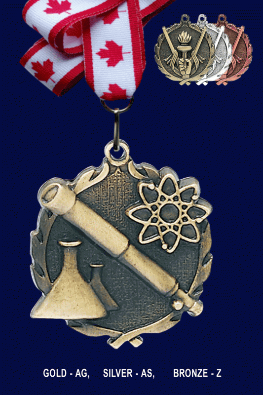 Science, Medal – 1.75” - Click Image to Close