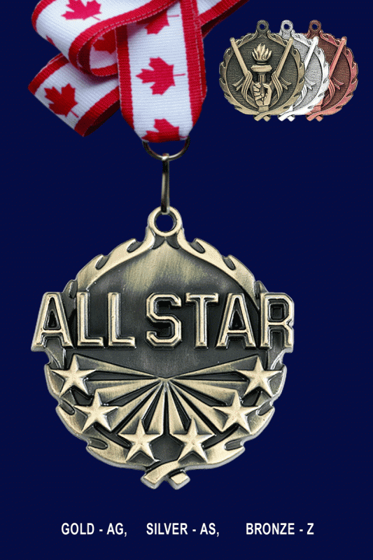 All Star, Medal -1.75” - Click Image to Close