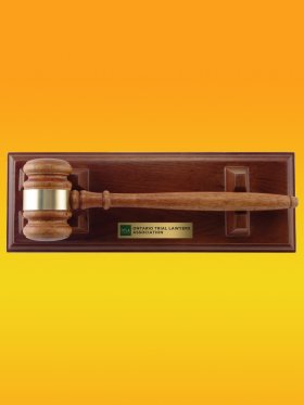 Gavel on stand – 4” x 11.25”