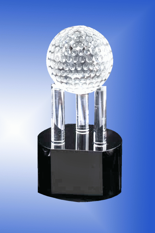 Golf, Crystal Award – 7.75” - Click Image to Close